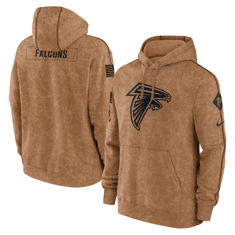 A.Falcons 2023 Salute To Service Club Pullover Hoodie Cheap sale Birthday and Christmas gifts Stitched American Football Jerseys