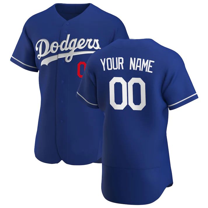 Custom Los Angeles Dodgers Blue Stitched Jerseys Baseball Jerseys