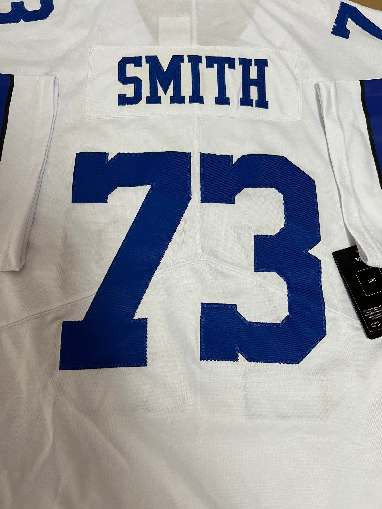 Tyler Smith Jerseys White D.Cowboys New Number 73 Football Jerseys