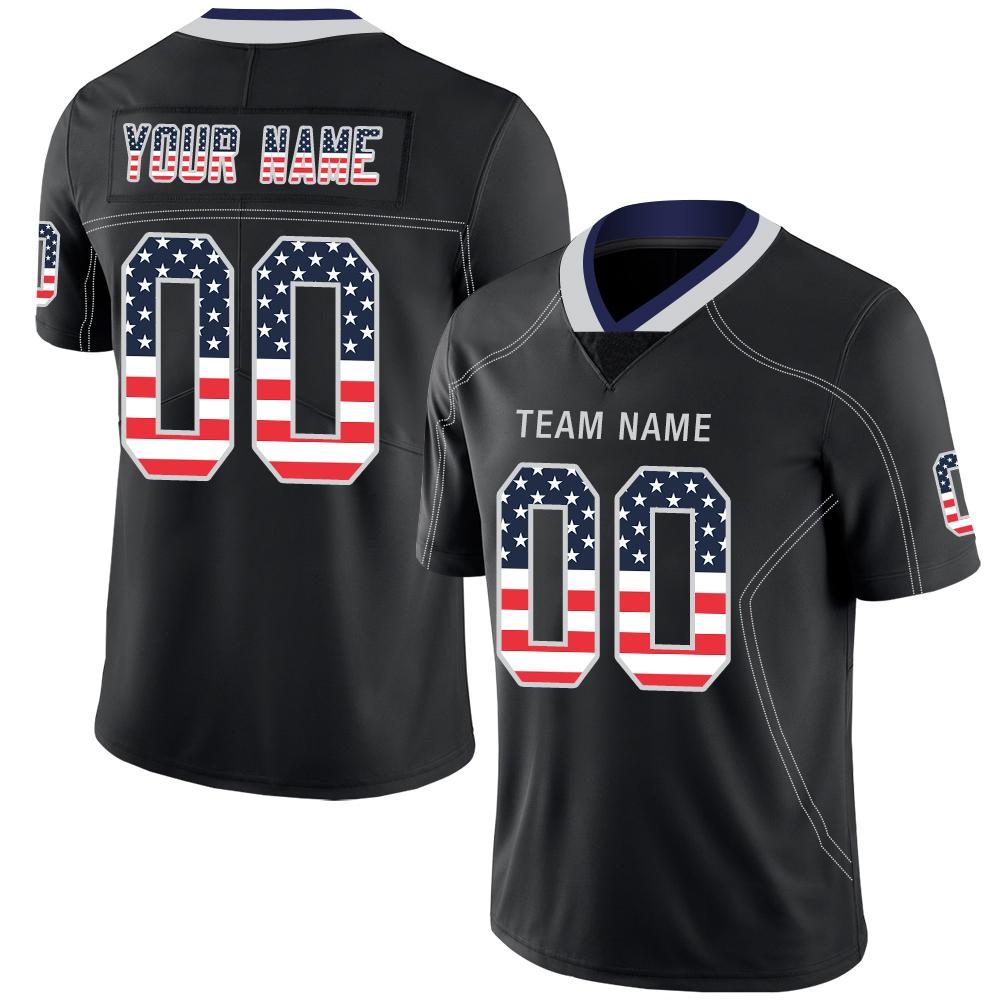Custom D.Cowboys American Men's Youth And Women Stitched Black Football Jersey Personalize Birthday Gifts Jerseys