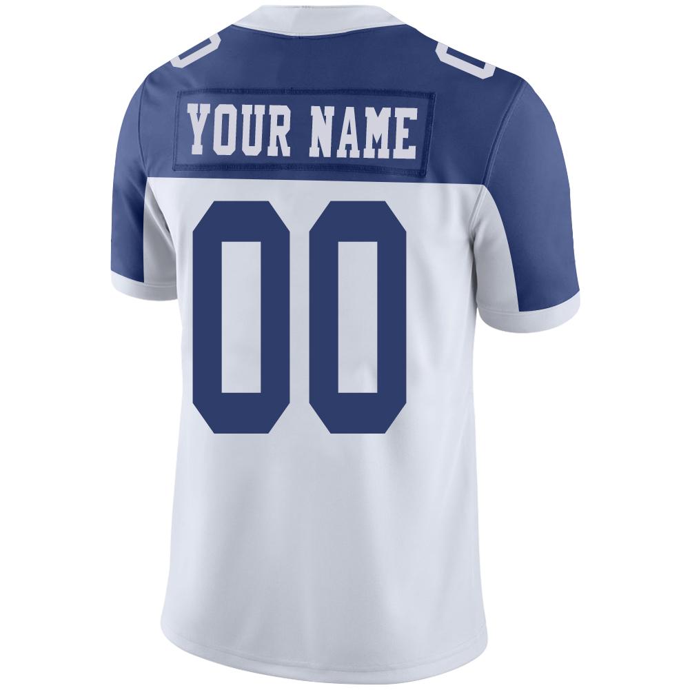 Custom D.Cowboys American Men's Youth And Women Stitched White Personalize Birthday Gifts Jerseys Football Jerseys