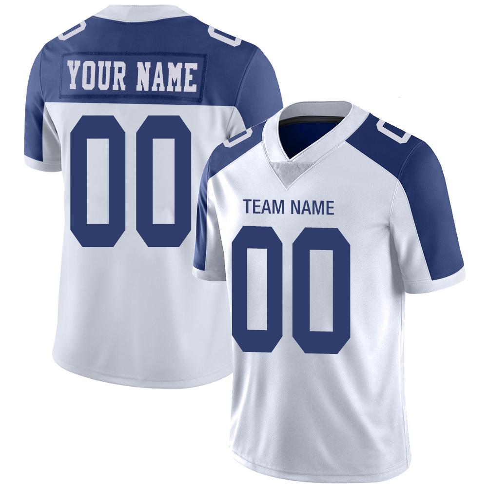 Custom D.Cowboys American Men's Youth And Women Stitched White Personalize Birthday Gifts Jerseys Football Jerseys