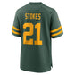 GB.Packers #21 Eric Stokes 50s Green Classic Game Stitched American Football Jerseys
