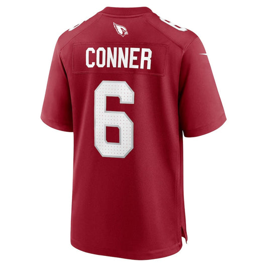 A.Cardinals #6 James Conner Cardinal Home Game Stitched American Football Jerseys