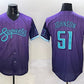 Arizona Diamondbacks #51 Randy Johnson Purple 2025 City Connect Limited Stitched Baseball Jersey