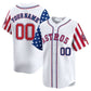 Custom Houston Astros 2024 Independence Day Vapor Premier Limited White – All Stitched Baseball Jersey