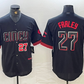 Cincinnati Reds #27 Jake Fraley Number Black 2023 City Connect Cool Base Stitched Baseball Jerseys