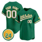 Custom Oakland Athletics Active Player Green Rickey Henderson Patch Vapor Premier Limited Stitched Baseball Jersey