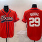 Detroit Tigers #29 Tarik Skubal Orange With Patch Cool Base Stitched Baseball Jersey