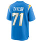 LA.Chargers #71 Branson Taylor Powder Blue Team Game Stitched American Football Jerseys