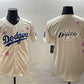 Los Angeles Dodgers Team Big Logo Cream 2025 Tokyo Series Limited Stitched Baseball Jersey