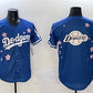 Los Angeles Dodgers Team Big Logo Royal 2025 Tokyo Series Limited Stitched Baseball Jersey