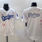 Los Angeles Dodgers Team Big Logo White 2025 Tokyo Series Limited Stitched Baseball Jersey