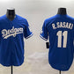 Los Angeles Dodgers #11 Roki Sasaki Royal Cool Base Stitched Baseball Jersey
