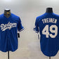 Los Angeles Dodgers #49 Blake Treinen Royal Cool Base Stitched Baseball Jersey