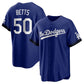 Los Angeles Dodgers #50 Mookie Betts City Connect Replica Player Jersey - Royal Stitched Baseball Jersey