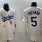 Los Angeles Dodgers #5 Freddie Freeman White 2025 Tokyo Series Limited Stitched Baseball Jersey