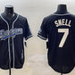 Los Angeles Dodgers #7 Blake Snell Black 2024 World Series Champions Cool Base Stitched Baseball Jersey