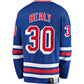 NY.Rangers #30 Glenn Healy Fanatics Premier Breakaway Retired Player Jersey - Blue Stitched American Hockey Jerseys