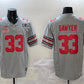 O.State Buckeyes #33 Jack Sawyer Grey 2025 CFP Final With National Champions Patch F.U.S.E. Vapor Limited Stitched Football American College Jerseys