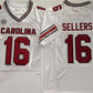 S.Carolina Fighting Gamecocks #16 LaNorris Sellers White Stitched American College Jerseys