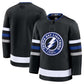 TB.Lightning Fanatics Alternate Premium Jersey - Black Stitched American Hockey Jerseys
