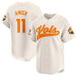 T.Volunteers #11 Billy Amick Cream 2024 Champions Vapor Limited Stitched American College Jerseys
