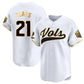 T.Volunteers #21 Kavares Tears White Gold 2024 Champions Vapor Limited Stitched College Jerseys