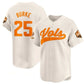T.Volunteers #25 Blake Burke Cream 2024 Champions Vapor Limited Stitched College Jerseys