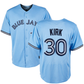 Toronto Blue Jays #30 Alejandro Kirk Light Blue Cool Base Stitched Baseball Jersey