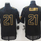 D.Cowboys #21 Ezekiel Elliott Black Stitched Elite Pro Line Gold Collection Jersey American Jerseys Fashion Jersey