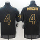 D.Cowboys #4 Dak Prescott Black Stitched  Elite Pro Line Gold Collection Jersey  American Football Jerseys
