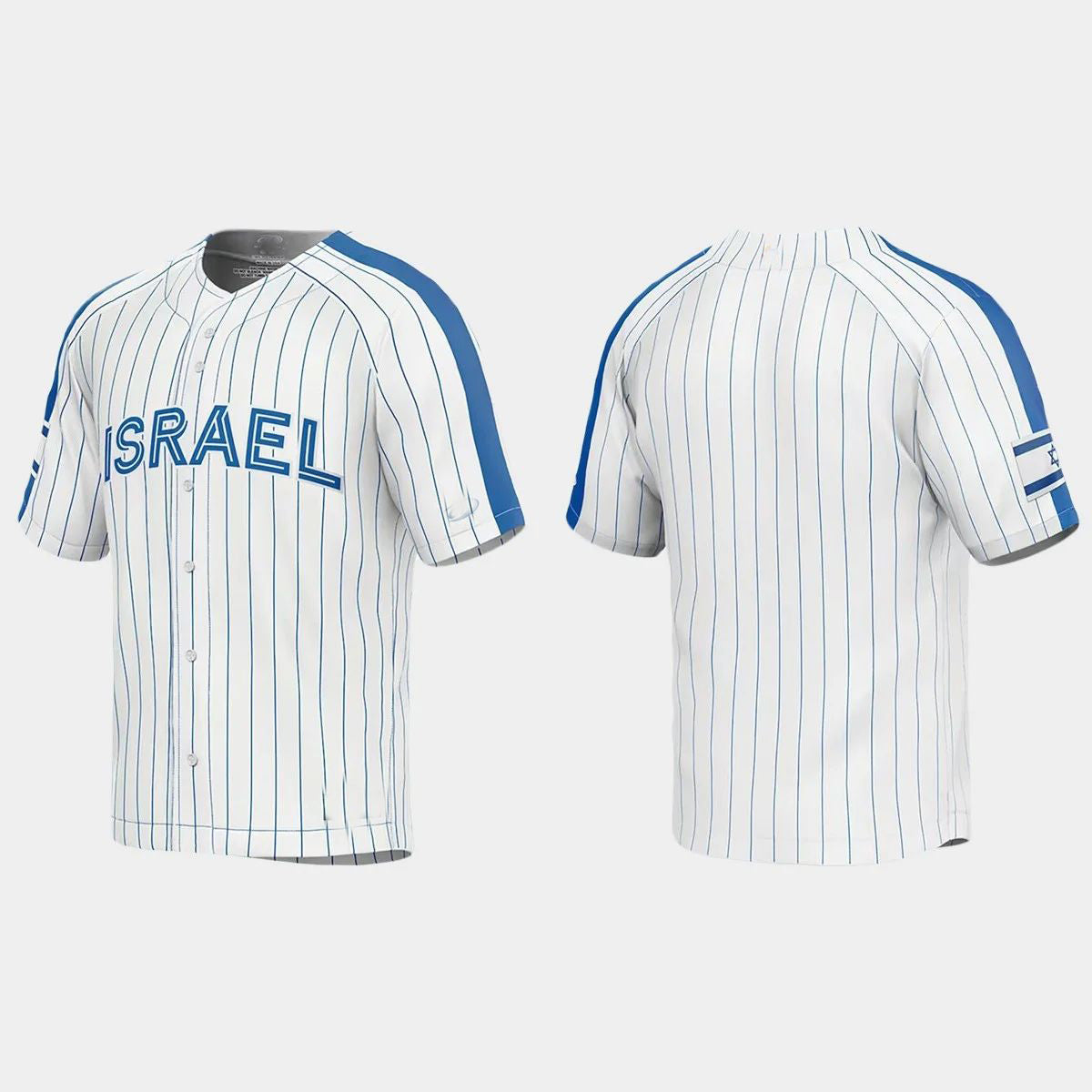 ISRAEL BASEBALL 2023 WORLD BASEBALL CLASSIC JERSEY – WHITE Stitches Baseball Jerseys