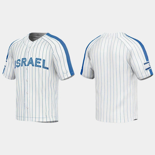 ISRAEL BASEBALL 2023 WORLD BASEBALL CLASSIC JERSEY – WHITE Stitches Baseball Jerseys