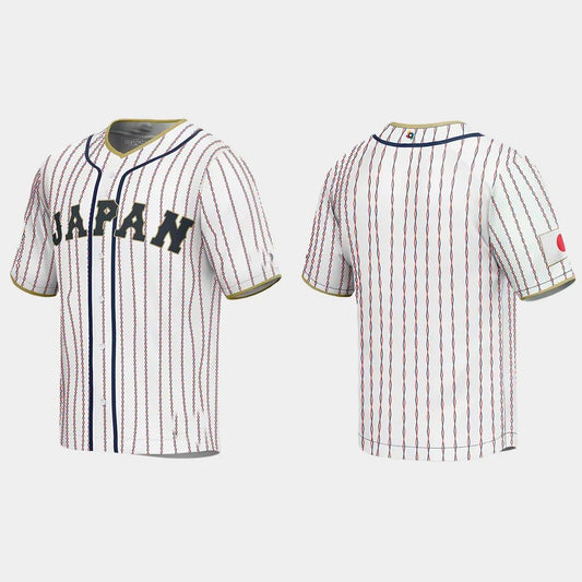 JAPAN BASEBALL 2023 WORLD BASEBALL CLASSIC JERSEY – WHITE Stitches Baseball Jerseys
