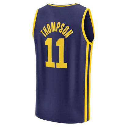 G.State Warriors #11 Klay Thompson Fanatics Branded 2022-23 Fast Break Replica Player Jersey Statement Edition Navy Stitched American Basketball Jersey