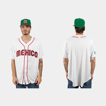 MEXICO BASEBALL 2023 WORLD BASEBALL CLASSIC JERSEY – WHITE Stitches Baseball Jerseys